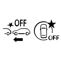 Active emergency braking unavailable or faulty warning lights (depending on the vehicle)