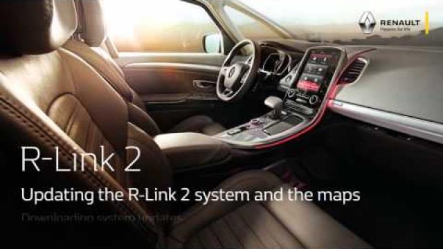 Updating the R-Link 2 system and the maps