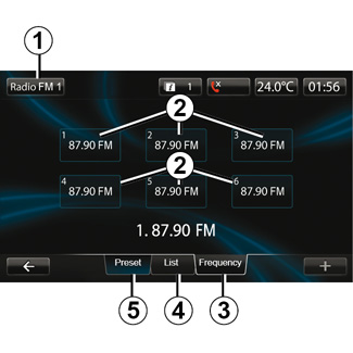  / R-LINK / Multimedia / LISTENING TO THE RADIO