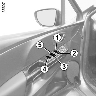 E-GUIDE.RENAULT.COM / Clio-4-ph2 / Make the most of all your vehicle's  comfort / ELECTRIC WINDOWS